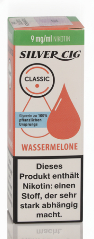 Silver Cig Liquid Classic Wassermelone 9mg