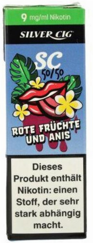 Silver Cig Liquid SC 50/50 Rote Früchte und Anis 9mg