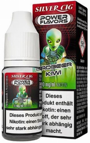 Silver Cig Power Flavors Erdbeer Kiwi Liquid 10mg