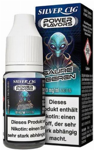 Silver Cig Power Flavors Saure Beeren Liquid 10mg