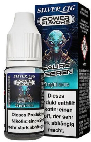 Silver Cig Power Flavors Saure Beeren Liquid 20mg