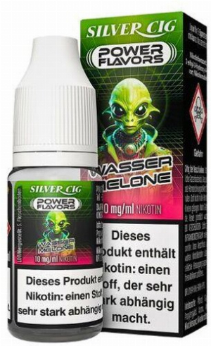 Silver Cig Power Flavors Wassermelone Liquid 10mg