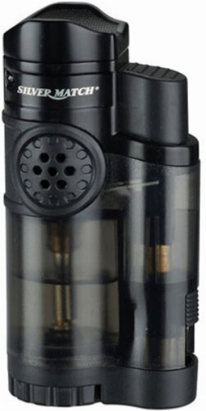 Silver Match Edimbourg 3 Jetflame Schwarz