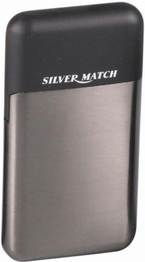 Silver Match Feuerzeug Blackwell Jet-Flame schwarz-anthrazit