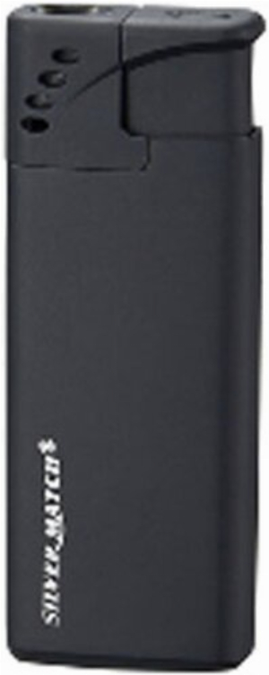 Silver Match Feuerzeug Jet Lisbonne schwarz