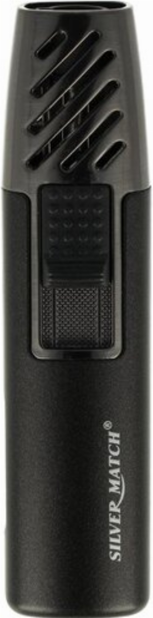 Silver Match Feuerzeug Single Jet-Flame Tirana Gunmetal/Schwarz