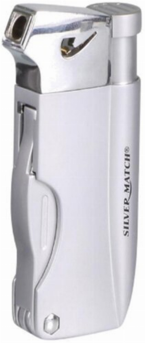Silver Match Pfeifen-Feuerzeug Piezo Bayswater 3-teilig silber