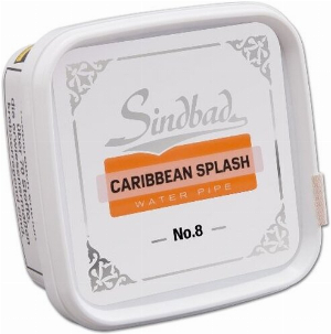 Sindbad Shisha Tabak Caribbean Splash No. 8 Melone-Mix 200g Dose