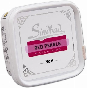 Sindbad Shisha Tabak Red Pearls No 6 Kirsche 200g Dose