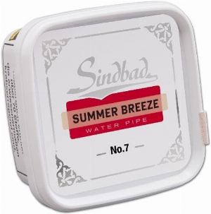 Sindbad Shisha Tabak Summer Breeze No 7 Erdbeere 200g Dose
