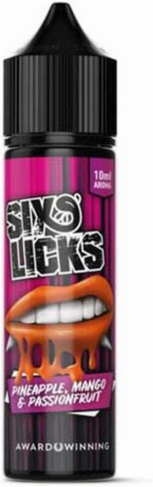 Six Licks Aroma Pineapple, Mango & Passionfruit 10ml