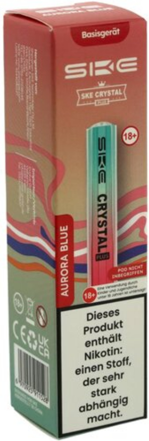 SKE Crystal Plus Akkuträger Aurora Blue