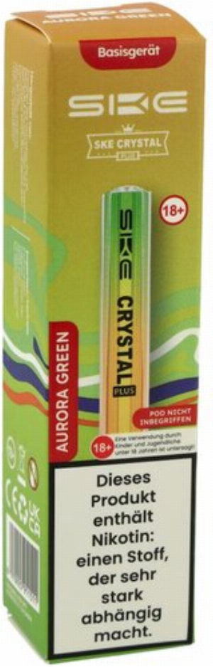 SKE Crystal Plus Akkuträger Aurora Green