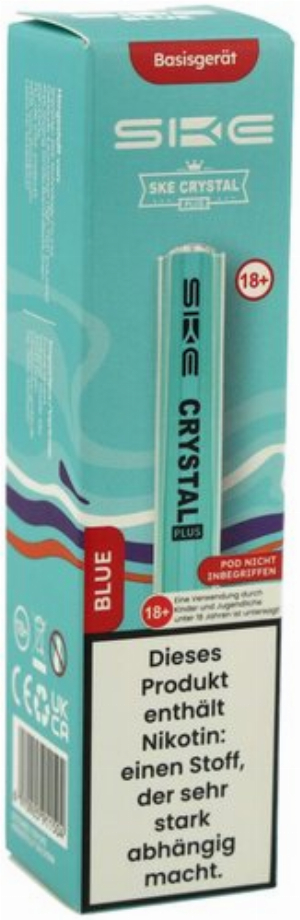 SKE Crystal Plus Akkuträger Blue