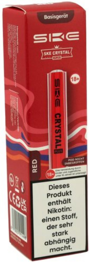 SKE Crystal Plus Akkuträger Red