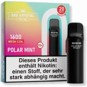 SKE Crystal Pro 800 Pods Polar Mint 2x2ml 20mg