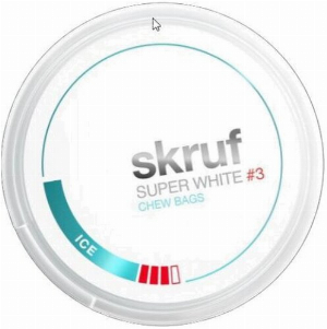 Skruf Super White #3 Ice Slim Chewing Bags