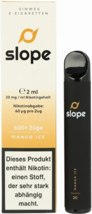 SLOPE Einweg E-Zigarette Mango Ice ca. 600 Züge 20mg