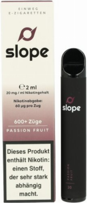 SLOPE Einweg E-Zigarette Passion Fruit ca. 600 Züge 20mg