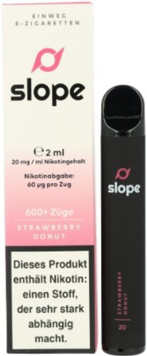 SLOPE Einweg E-Zigarette Strawberry Donut ca. 600 Züge 20mg