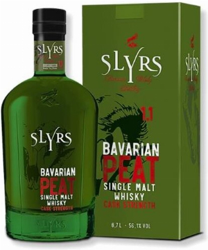 SLYRS Bavarian Peat Single Malt Whisky Cask Strength 700ml 56,1% Vol.