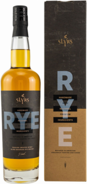 SLYRS Bavarian RYE Whisky 41% vol. 700ml