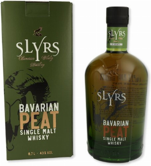 SLYRS Single Malt Whisky Bavarian PEAT 43% vol. 700ml