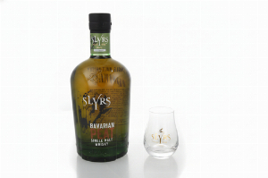 SLYRS Single Malt Whisky Bavarian PEAT 43% vol. 700ml mit Glas