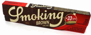 Smoking King Size Brown + Filter Tips