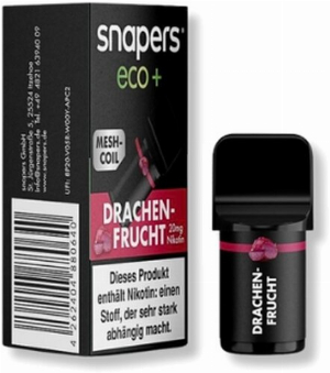 snapers eco+ Drachenfrucht Prefilled Pod 1x2ml 20mg