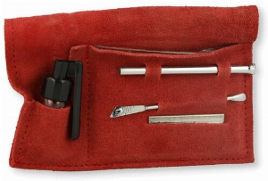 Snuf Set Nickel Finish Large Rot