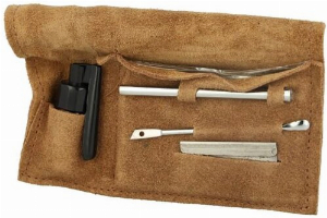 Snuff Set Chrom Finish Large Braun