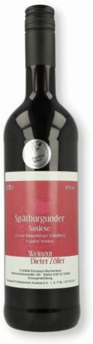 Spätburgunder  Auslese 0,75l 2020er - trocken