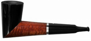 Spin 6 Schwarz Braun Glatt Vauen Pfeife