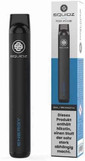 SQUIDZ 700 Einweg E-Shisha Energy-Aroma 20 mg Nikotin