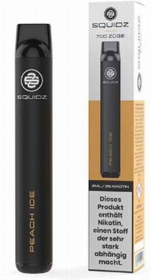 SQUIDZ 700 Einweg E-Zigarette Peach Ice 20 mg Nikotin