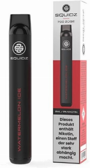 SQUIDZ 700 Einweg E-Shisha E-Zigarette Watermelon 20 mg Nikotin
