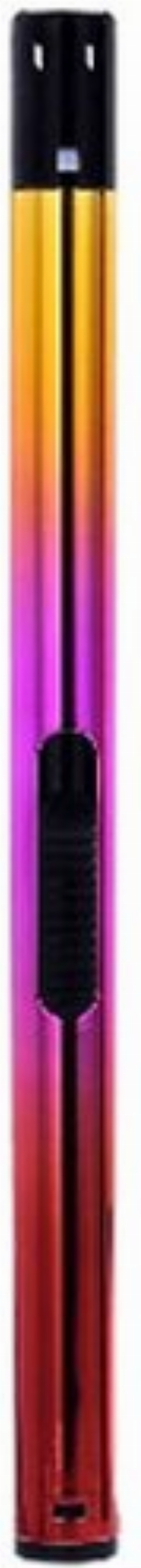 Stabfeuerzeug Piezo Prof Anodized Tube 3farbig gelb-lila-rot