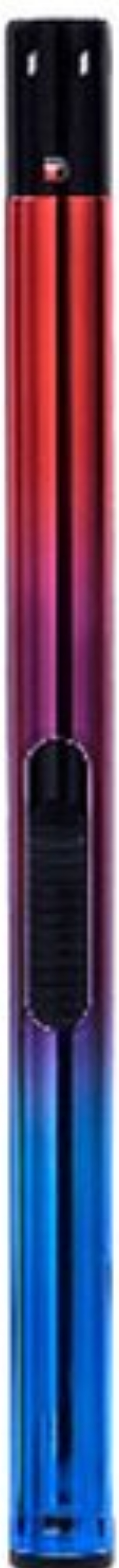 Stabfeuerzeug Piezo Prof Anodized Tube 3farbig rot-lila-blau