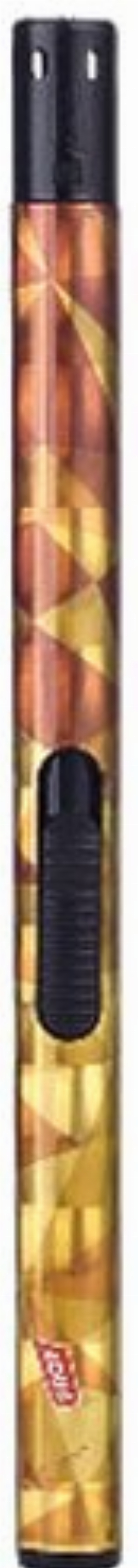 Stabfeuerzeug Piezo Prof 3D Sticker Tube gelb