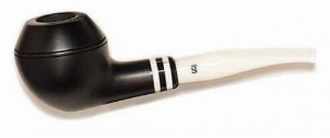 Stanwell Black and White Schwarz Matt