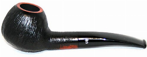 Stanwell Pfeife Brushed Black Rustico 9