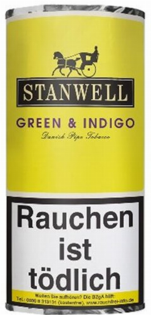 Stanwell Pfeifentabak Green & Indigo 40g Päckchen