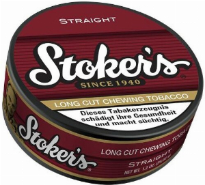 Stokers Straight Long Cut Chewing Tobacco - 34g Dose Kautabak