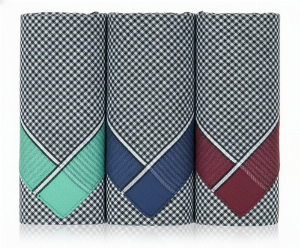 Stuco Kurt1 - 3er Set Schnupftücher Grün / Blau / Rot