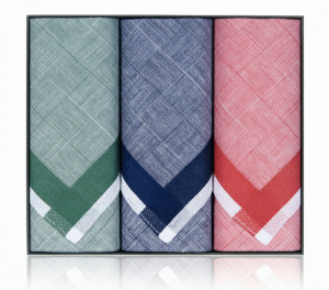 Stuco Kurt2 - 3er Set Schnupftücher Grün / Blau / Rot