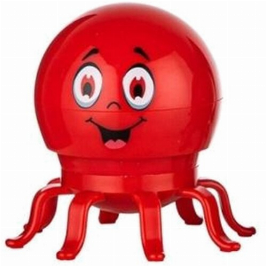 Super Hereos Grinder 3-teilig Octopus Kunststoff Rot
