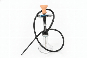 Super Heroes 47cm Shisha 1er Clicksystem Transparent / Schwarz