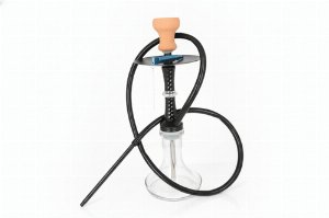 Super Heroes 47cm Shisha 1er Clicksystem Transparent / Schwarz