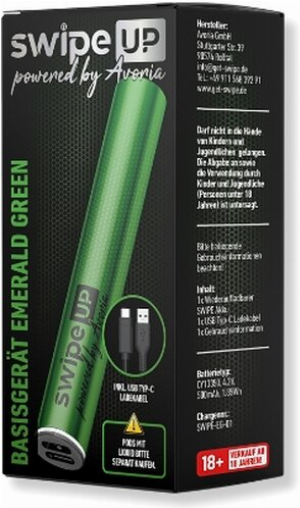 Swipe UP powered by Avoria Akkuträger Emerald Green